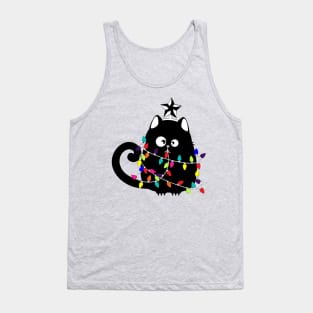 Fancy catsmas Tank Top